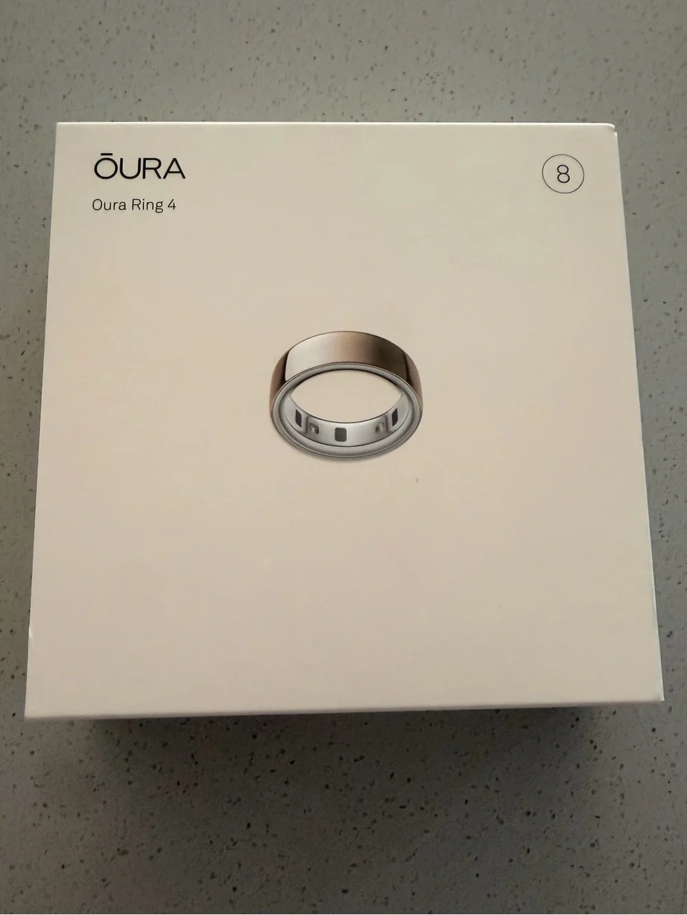 Oura Ring 4 - Rose Gold Size 8